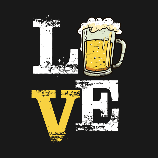 Love Beer by Hip City Merch