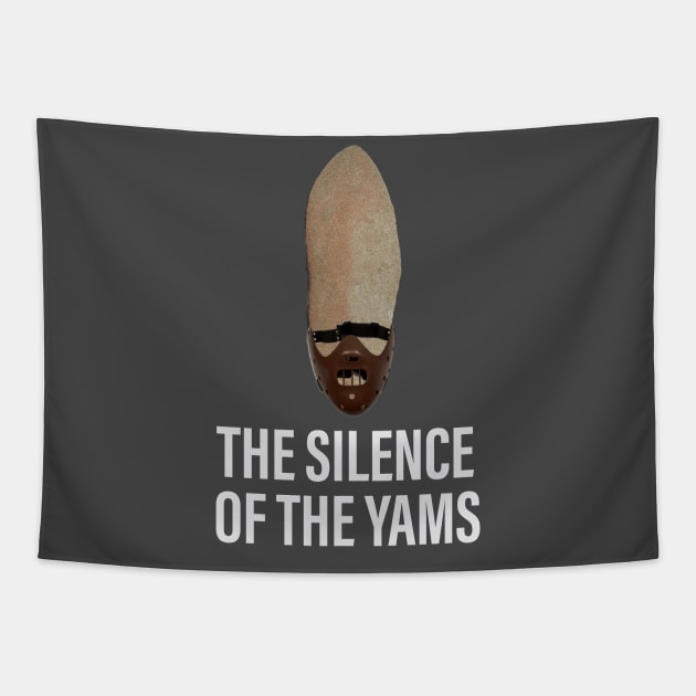 Silence of the Yams Tapestry by PAUL BOND CREATIVE