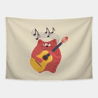 Cat musician guitarist Tapestry