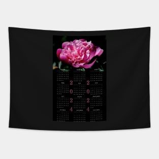 Peony • 2024 Year-at-a-glance Calendar Tapestry