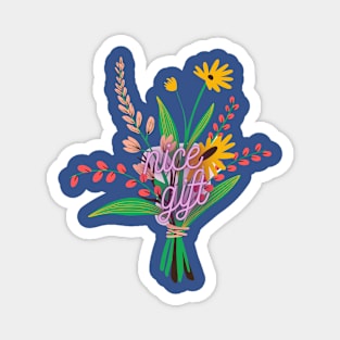 Gifted flower Magnet