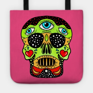 Candy skull 5 Tote