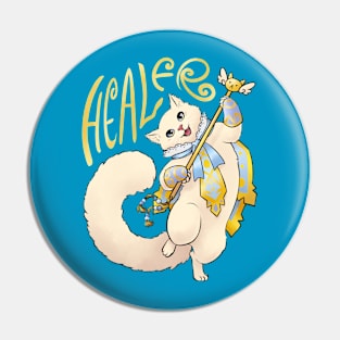 Healer Cat - Videogame RPG Class Pin