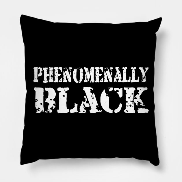 Phenomenally Black phenomenally black t Pillow by Gaming champion