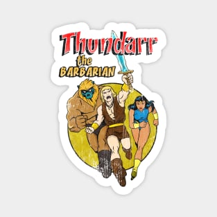 Distressed Thundarr the barbarian Magnet
