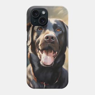 Rottweiler Dog Oil Painting Phone Case