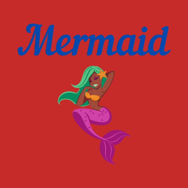 Black Mermaid by TeesByTay