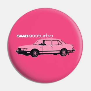 SAAB 900 TURBO - brochure Pin