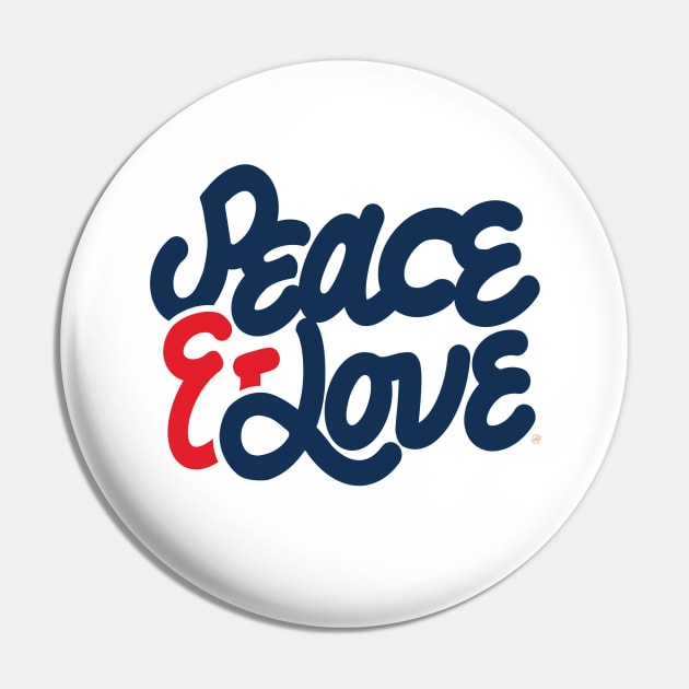 Peace and Love Pin by Peace and Love