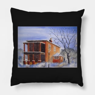 Walk in the Snow Pillow