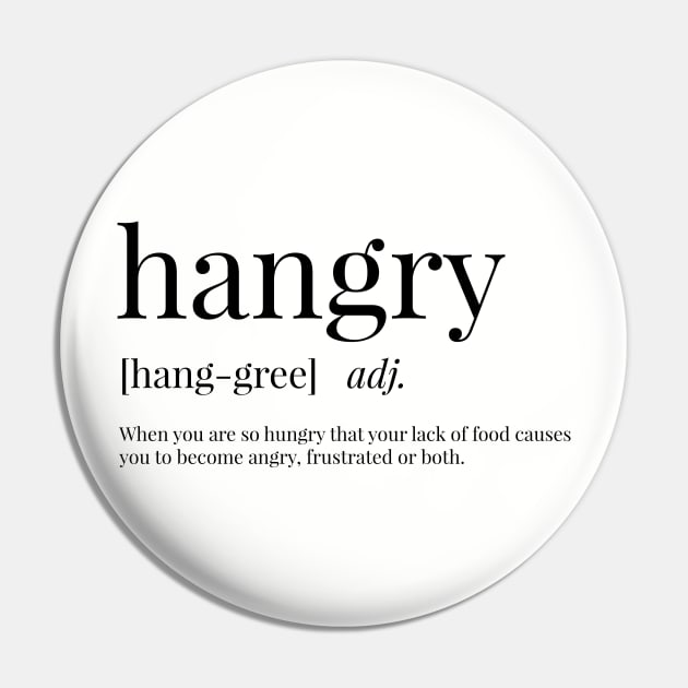 Hangry Definition Pin by definingprints