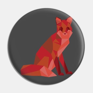 Origami Fox Pin