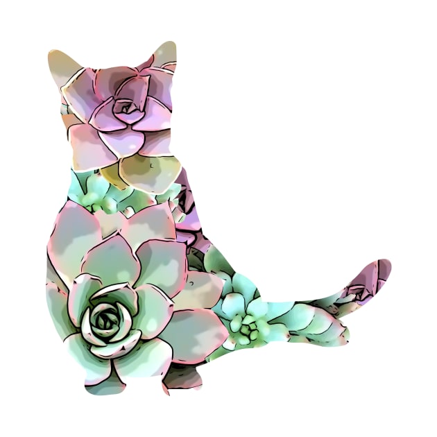 Succulent Cat by DestructoKitty