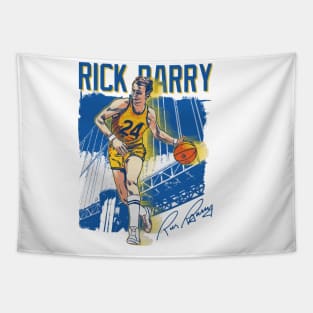 Rick Barry Golden State Square Tapestry