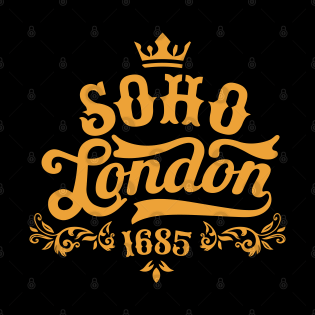 London Soho, London Soho Schriftzug, London Soho Style by Boogosh