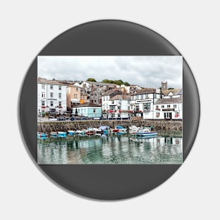 Summer Fishing boats in Falmouth Harbour, Cornwall England UK Pin