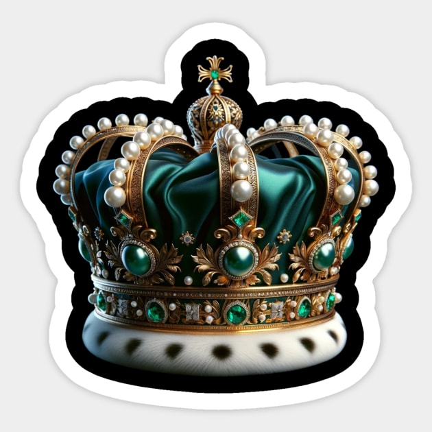 Poised Crown Sticker