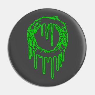 Circle with drips Pin