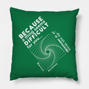 Marcus Aurelius quote Pillow