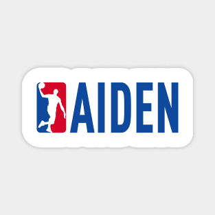 Aiden NBA Basketball Custom Player Your Name T-Shirt Magnet