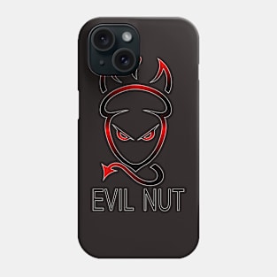 Evil Nut (white outline) Phone Case