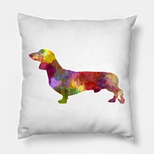 Dachshund in watercolor Pillow