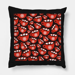 Hot chocolate pattern Pillow