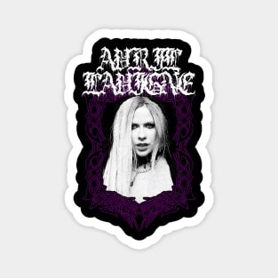 Avril Lavigne Metal Style Magnet