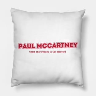 Paul McCartney Pillow