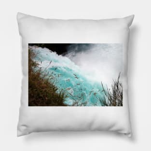 Huka Falls, New Zealand Pillow