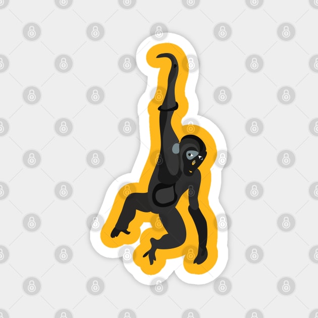 JUMPING MONKEY Magnet by ROCOCO DESIGNS