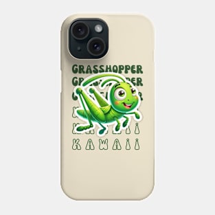 Kawaii Grasshopper Phone Case