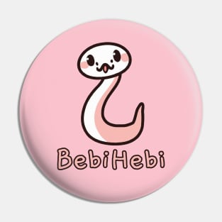 BABY SNAKE (Japanese) Cute Snek Serpent Comic Reptile Kawaii Pin