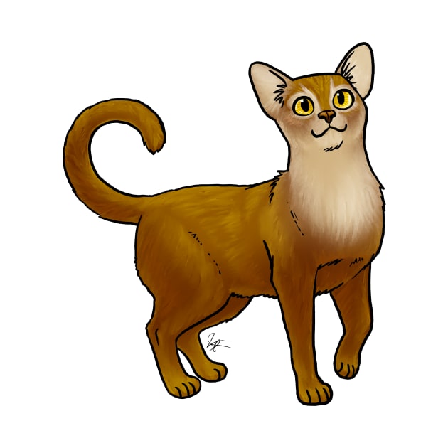 Cat - Abyssinian - Sorrel by Jen's Dogs Custom Gifts and Designs