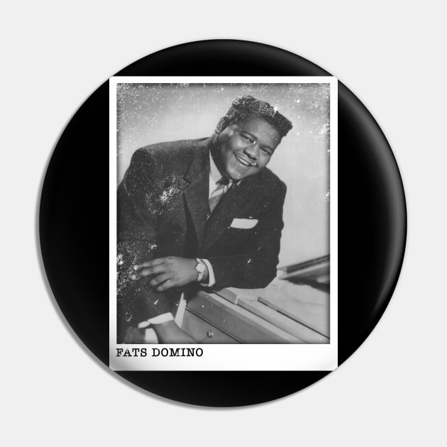 Vintage Classic Fats Domino Pin by Nandin Putri