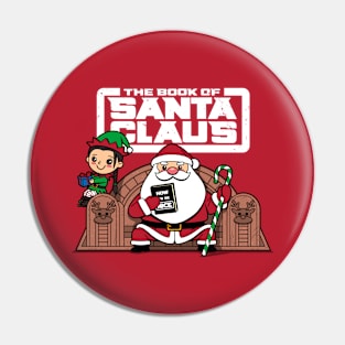 The Book of Santa Claus Pin