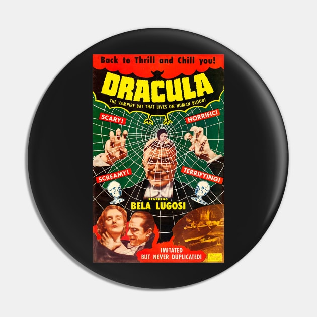 Dracula B.S. Classic Pin by pberwickmillen