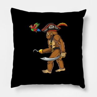 Bigfoot pirate Pillow