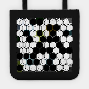 Abstract Black And White Tote