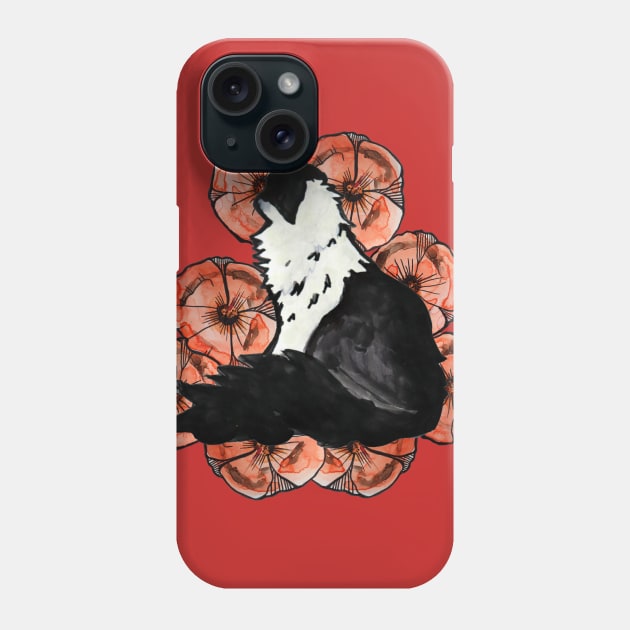 Floral Kitty Cat Phone Case by bubbsnugg