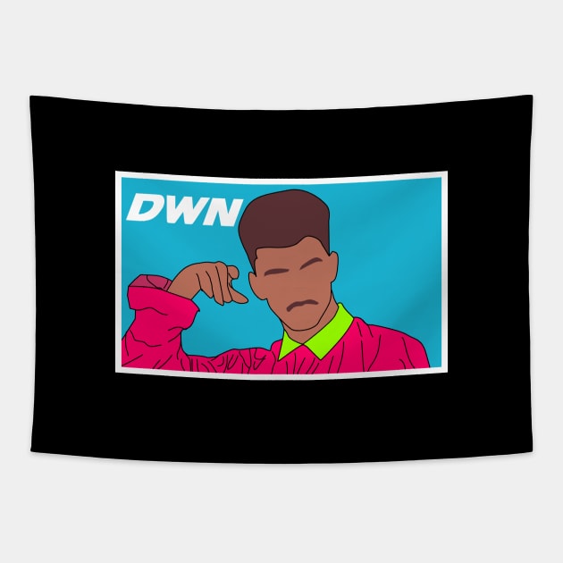 Black boy Pink Cloth Magic Tapestry by WOW DESIGN