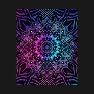 Purple blue mandala T-Shirt