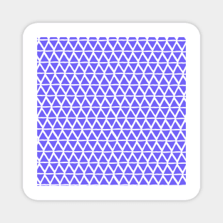 Indigo violet summer geometric Magnet