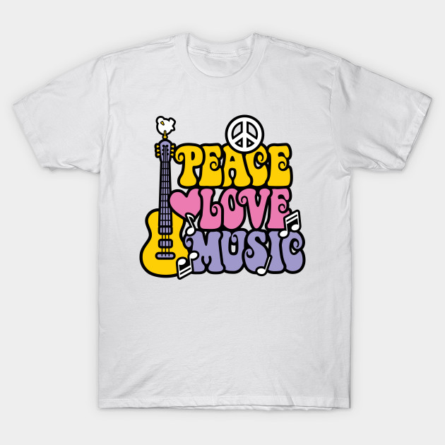 peace love music t shirt