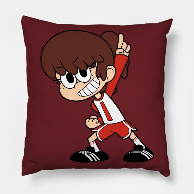 Lynn Loud's Number One! Pillow by Vamos Ramos