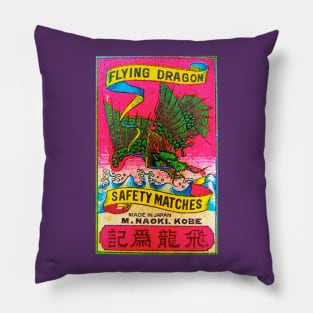 Dragon Japan Vintage Matches Pillow