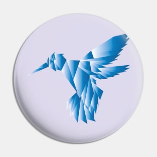 Humming flying glass Pin