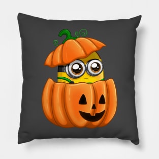 Halloween Pumpkin Minion Pillow