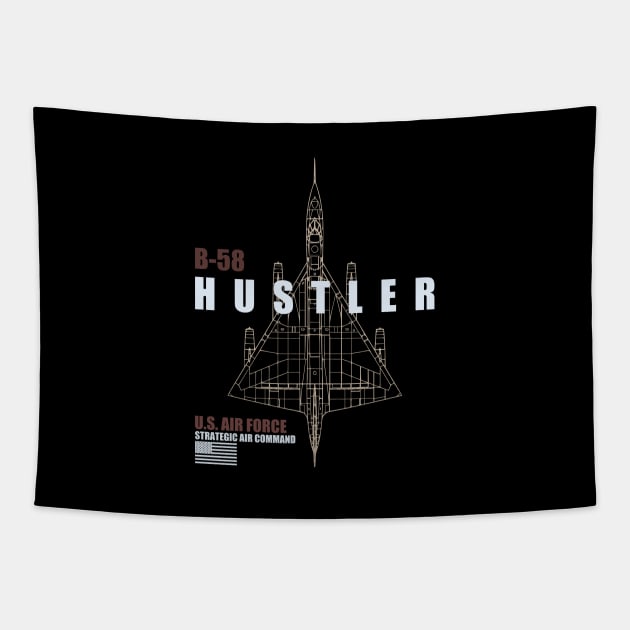 B-58 Hustler Tapestry by TCP