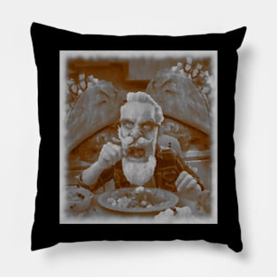 AI generated taco nightmare Pillow